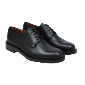 Lanvin Mens Derby Oxford Dress Shoes Size EU 43.5 US 10.5 Black Calfskin leather